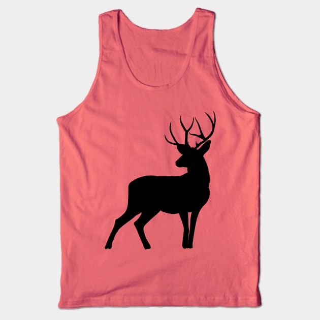 Buck Silhouette Tank Top by Bunnuku